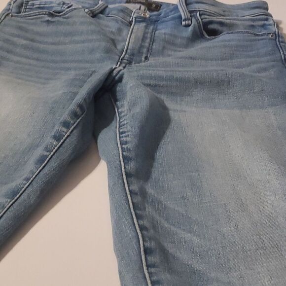 Abercrombie & Fitch jeans women's size 2L Harper super skinny blue distr… - Picture 14 of 16